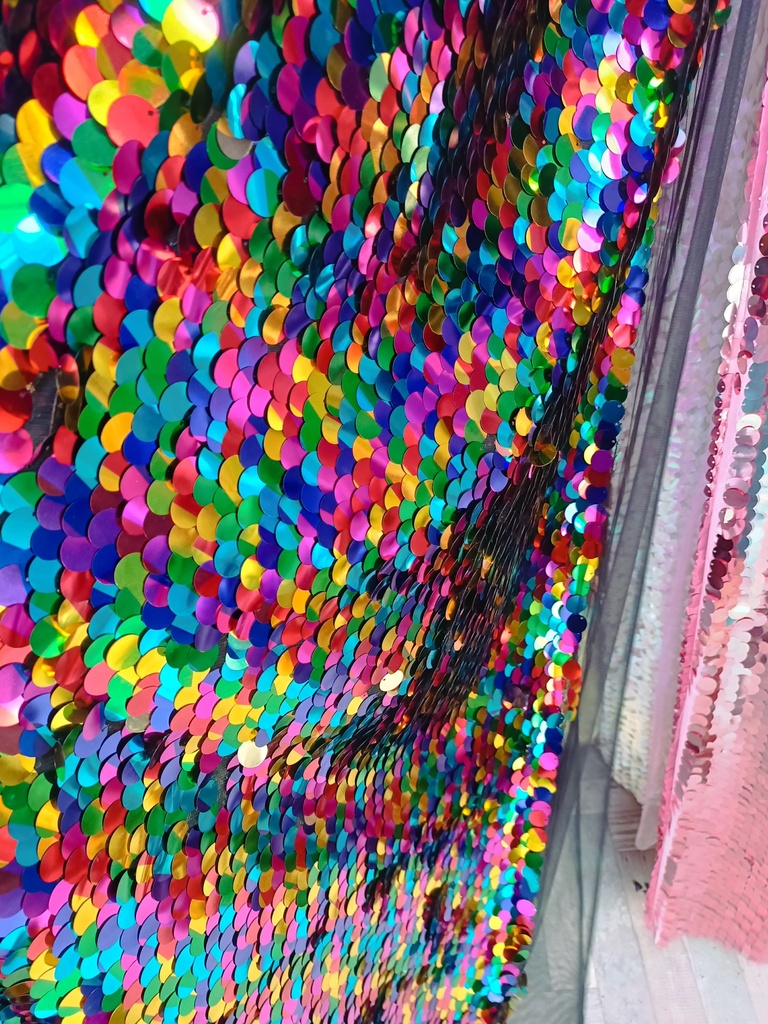 tela lentejuela moneda premium