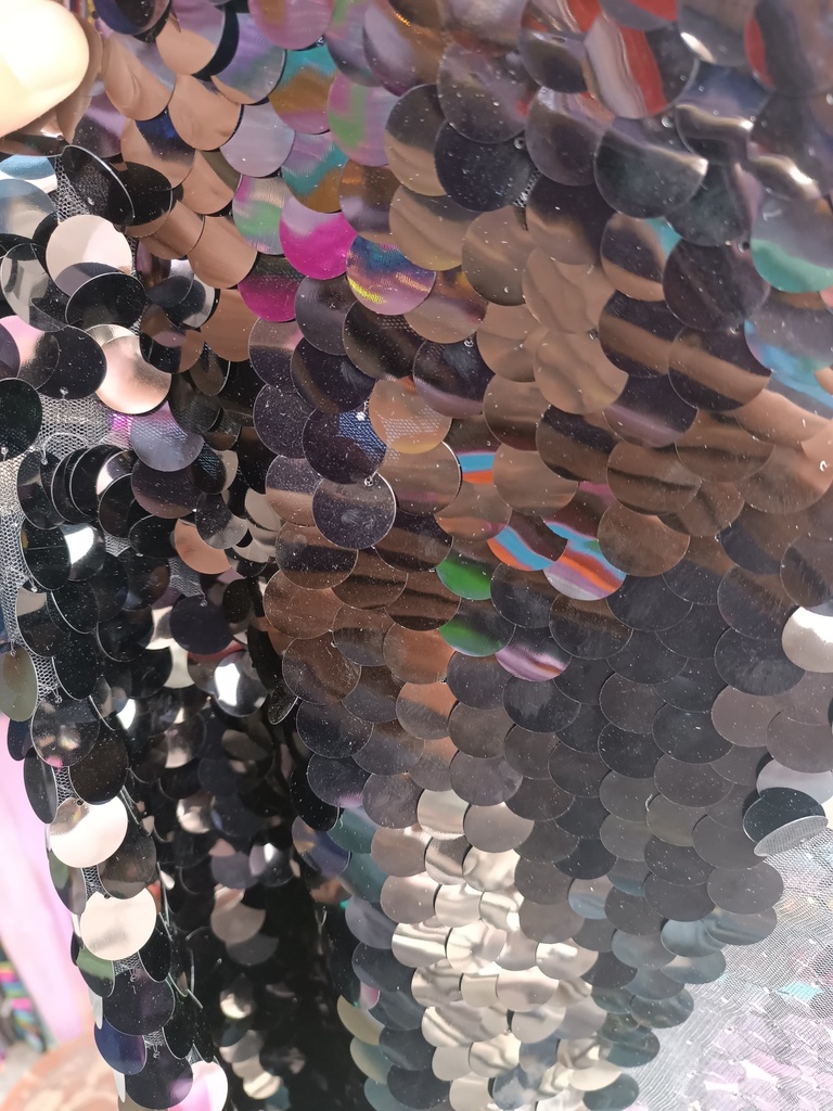 tela lentejuela moneda premium