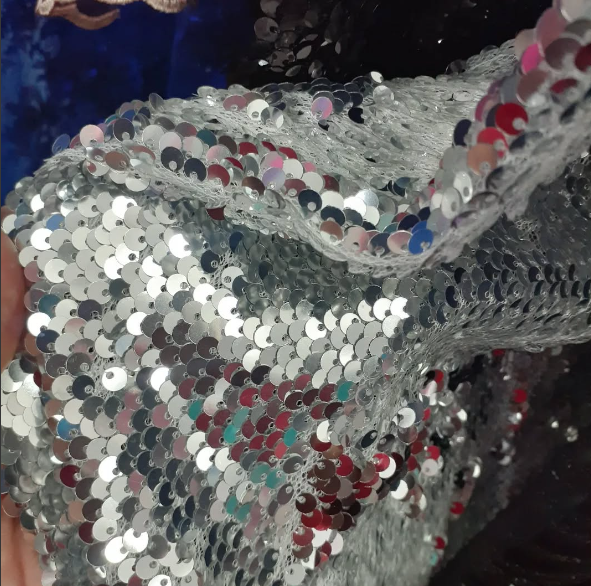 tela lentejuela moneda premium