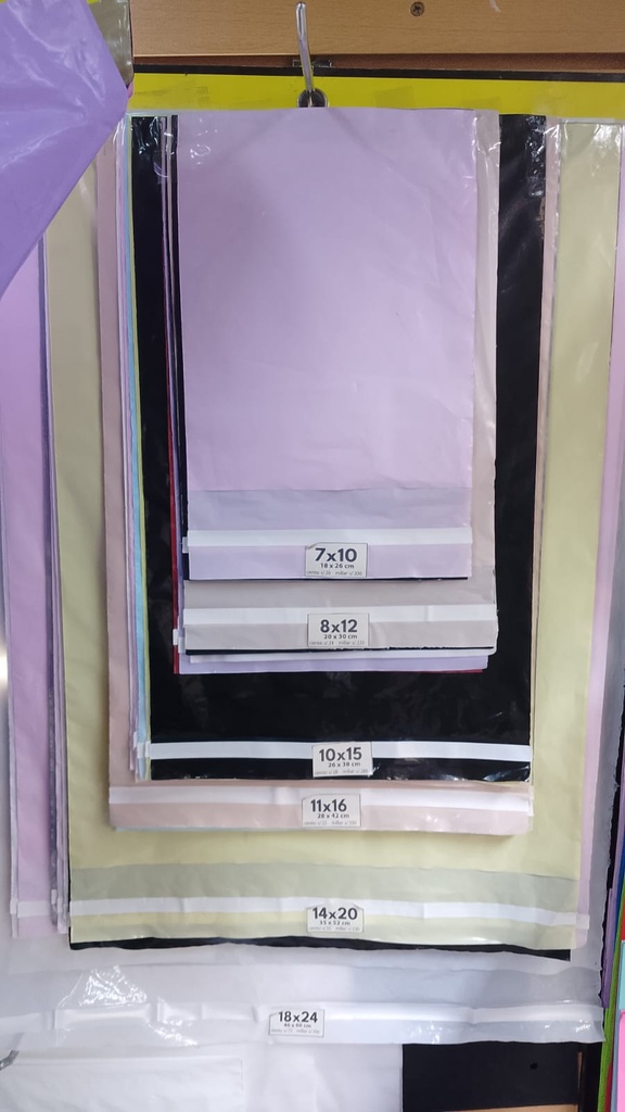 Bolsa E-commerce medida 16x20 cm con impresión venta por ciento