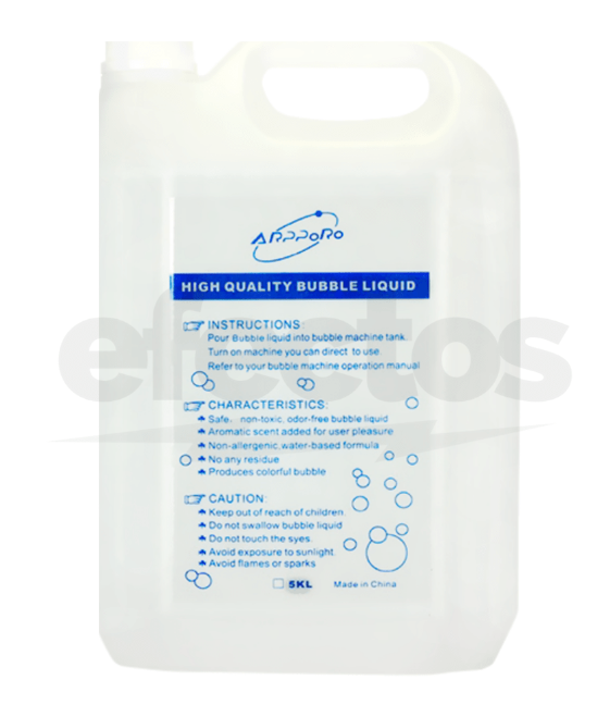 Liquido para maquina de bubujas 5 litros
