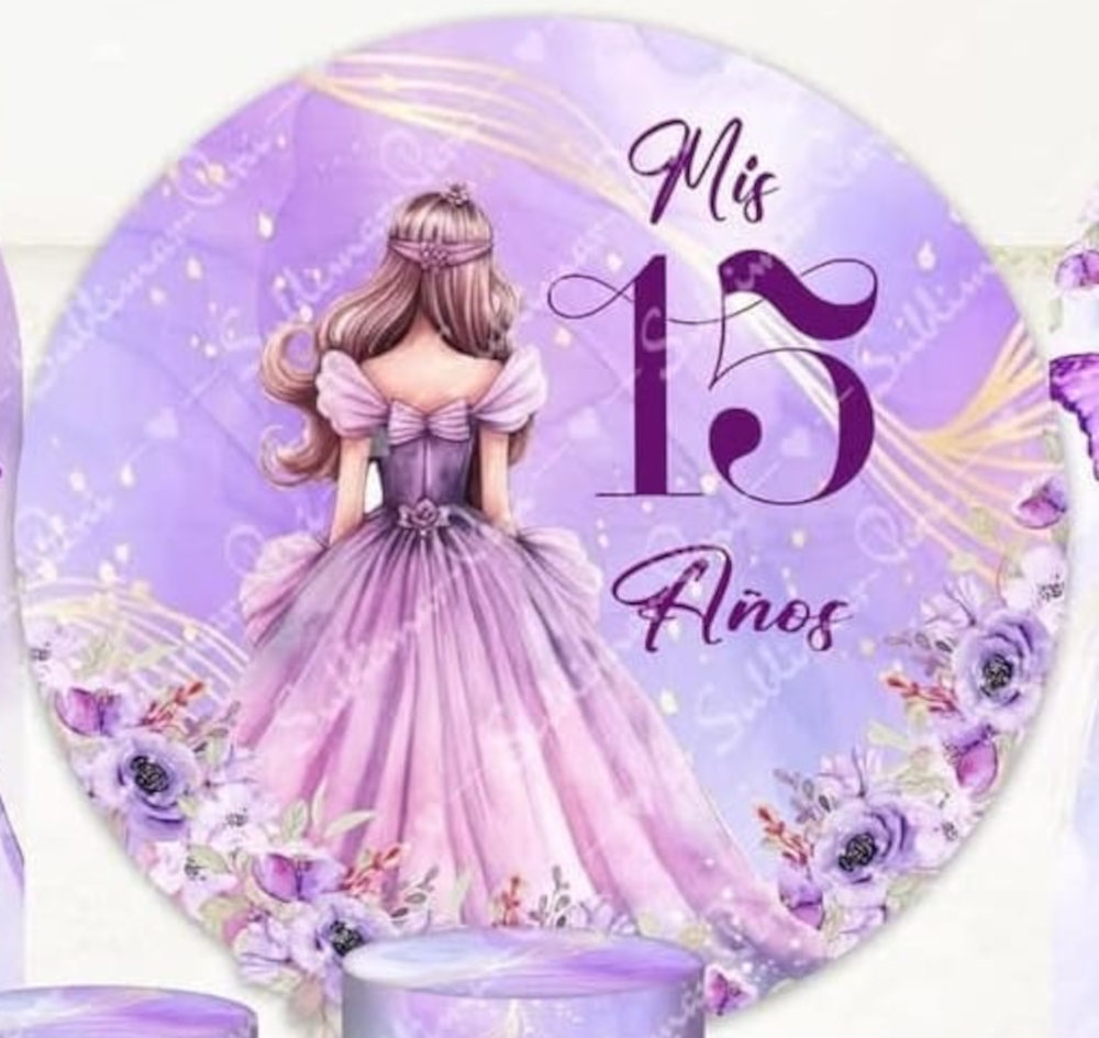 Sublimado de aros para 15 años