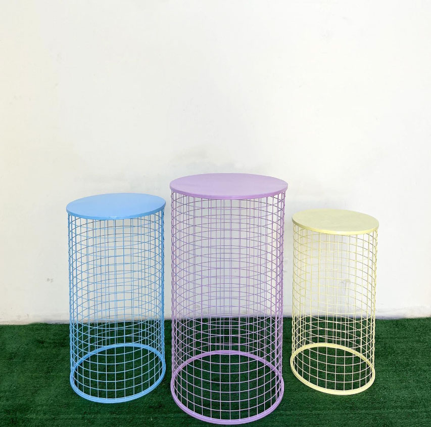 Juego de cilindros malla de tres unidades