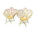 Silla Flor de Yute – Elegancia Natural para tus Decoraciones (Grande)