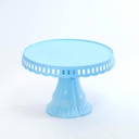 Soporte con base torta plástico 24 cm para decoraciones