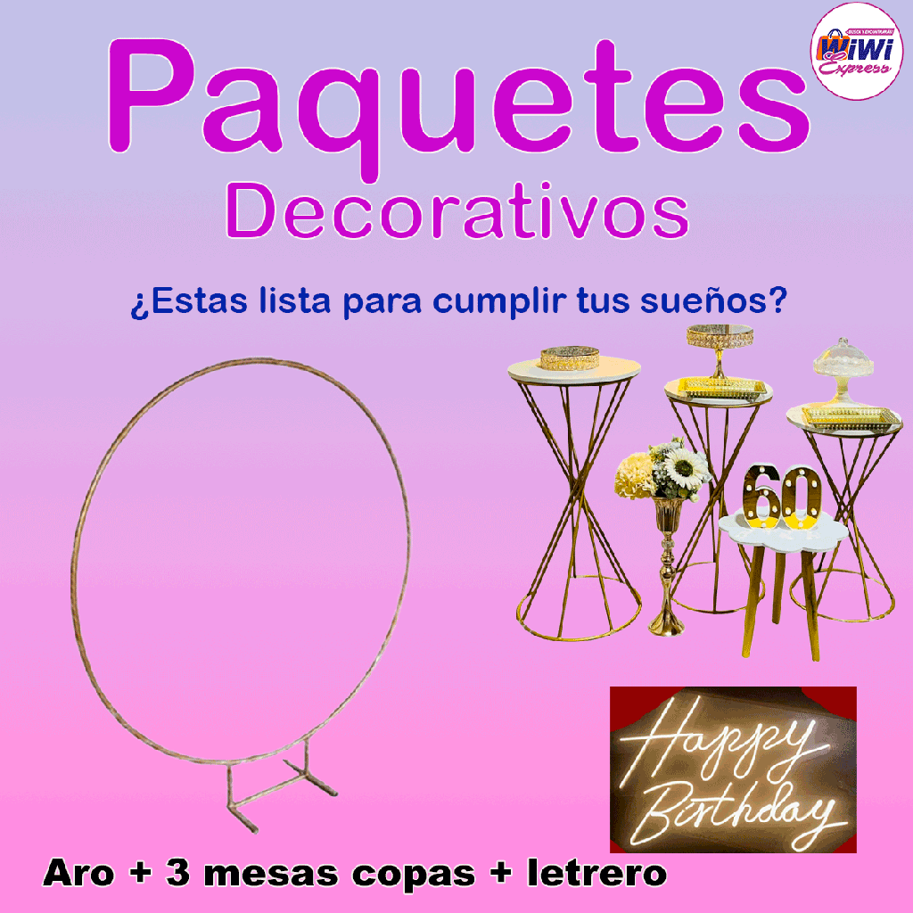 Combo decorativo inicial 5