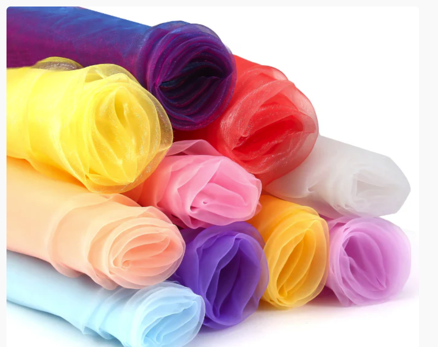 Tela organza para decoraciones