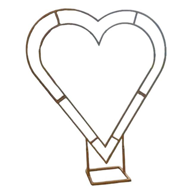 Aro corazón doble para decoraciones