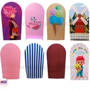 Fundas sublimadas para puerta ovalada temáticas