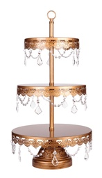 Porta bocaditos de tres pisos con lagrimas