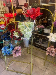 Porta flores de metal ideal para decoraciones