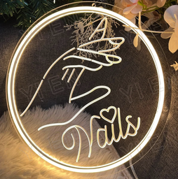 Anuncios publicitarios en neón 60 cm