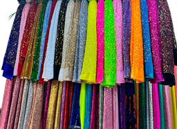 Tela Plush con lenejuelas 1.50x1 metro