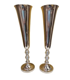 Floreros cono grande para decoraciones 2 piezas