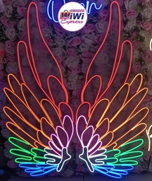 Alas multicolores de neón un 1.20 m