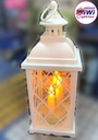 Farol con velas para decoraciones