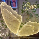 Mariposa luminosa en led 1.30 m