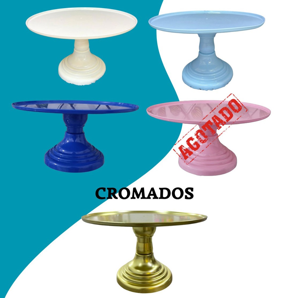 Porta torta de 32 cm para decoraciones 12 unidades