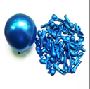 Bolsa de Globos Cromados (Azul, Número 10)