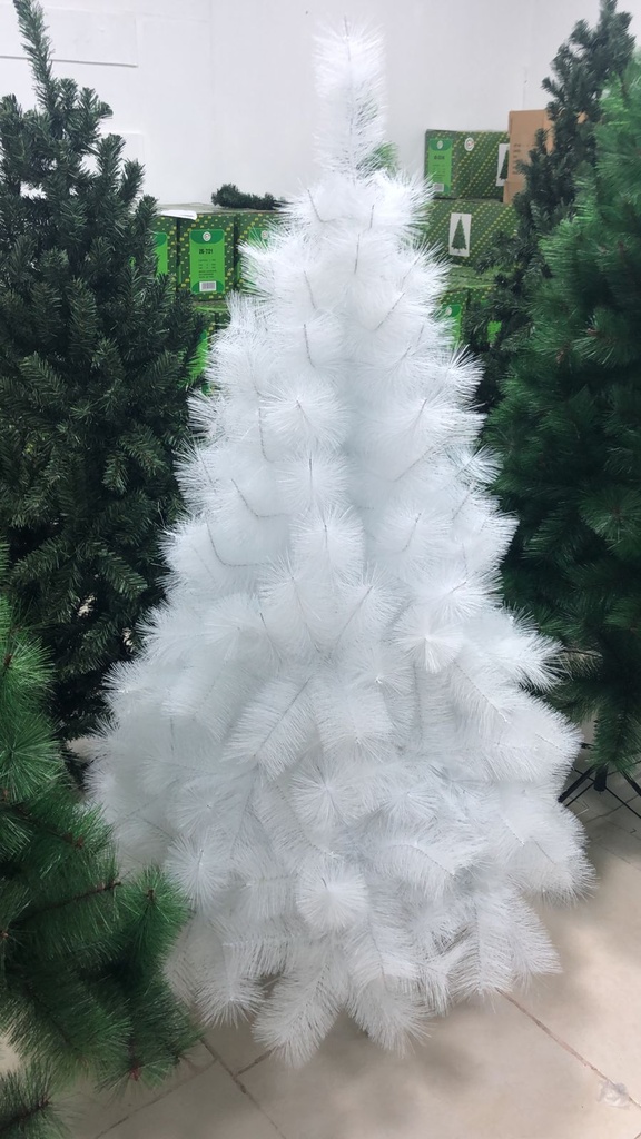 Arbolito para navidad 2,10 metros Blanco