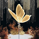 Mariposa luminosa en led con base multicolores 1.20 m