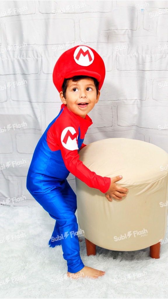 Disfraz de Mario Bros – Tallas 4 a 12