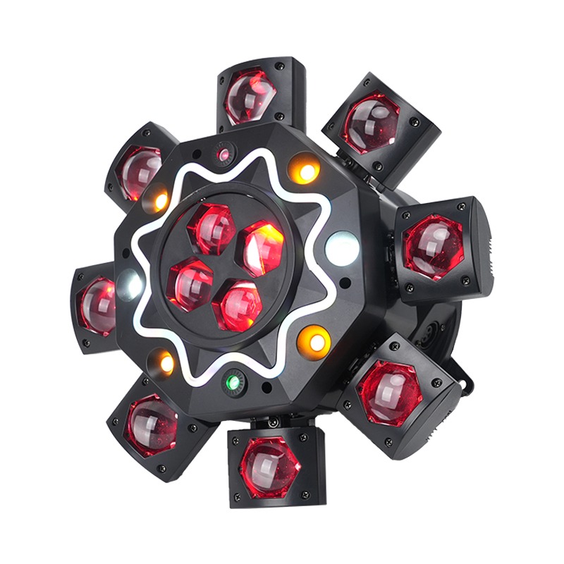 Helicóptero Araña 8 en 1 Luminoso para Eventos y Discotecas