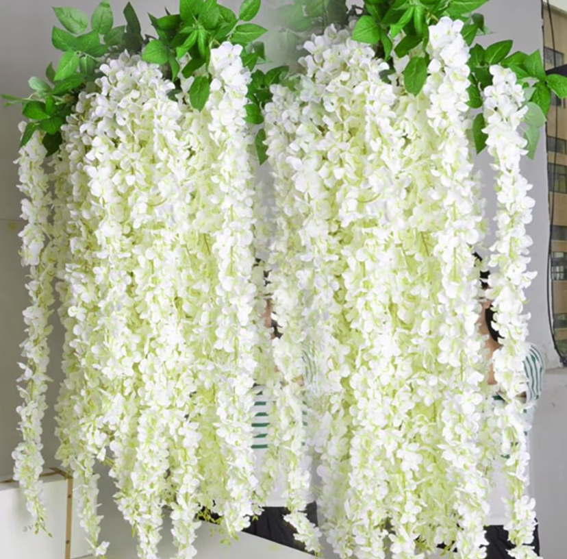 Flores wisterias 3 ramos venta por docena