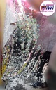 Cortinas Shimmer 1.50x1m lentejuela grande (Plomo)