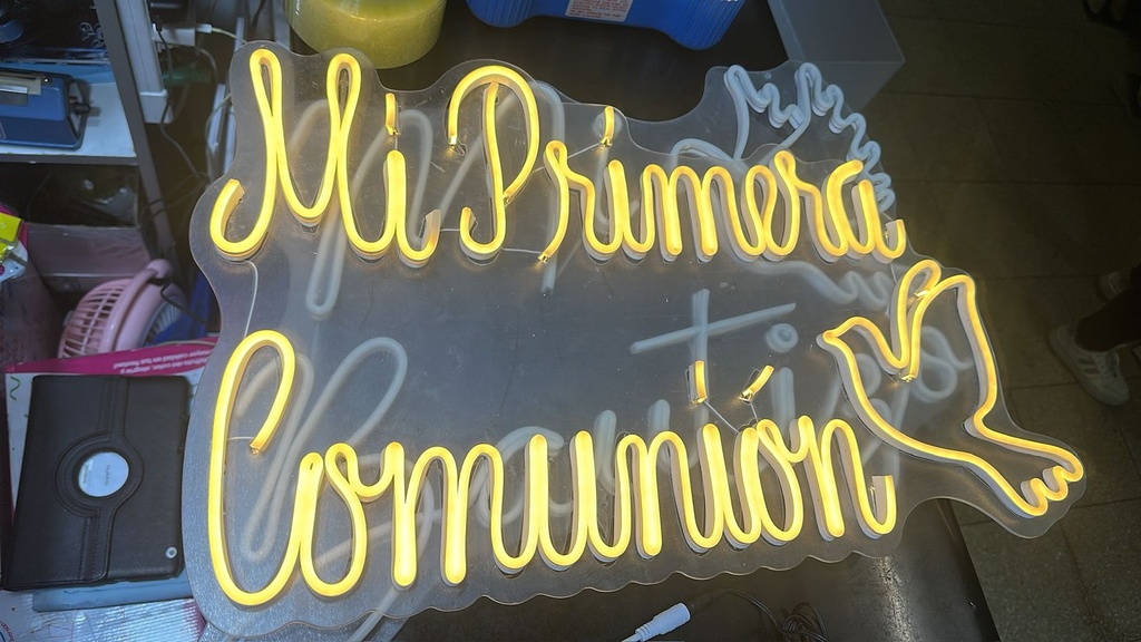 Letrero Mi Primera comunión
