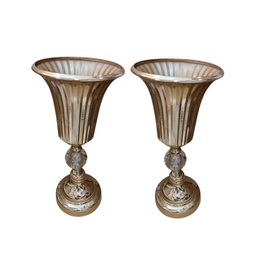 Floreros cono para decoración de 34 cm