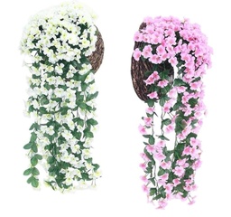 Flores colgantes tipo hortencia