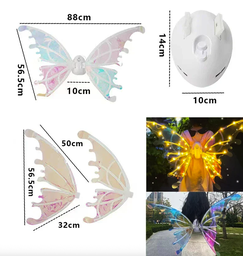 Mariposa con movimientos modelo 2