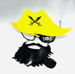 Lentes amarillos de fin de año hombre