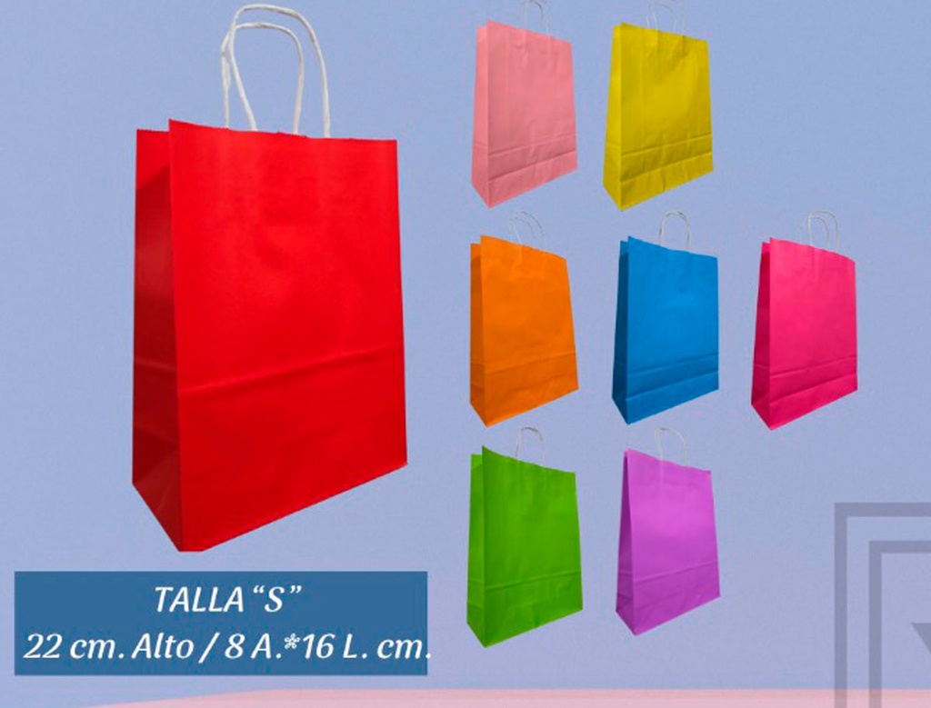 Bolsas de papel para regalo caja cerrada