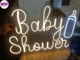 Letrero Baby Shower en Luz de Neón