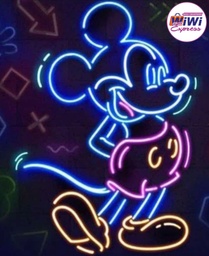 Mickey Mouse en neón
