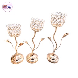 Juego de Candelabros 3 unidades hoja