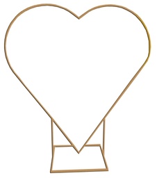 Aro corazón para decoraciones